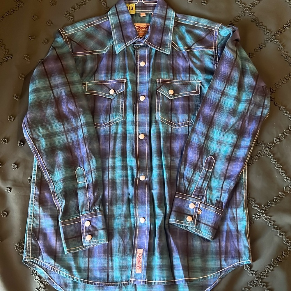 Rafter C cowboy collection button down
